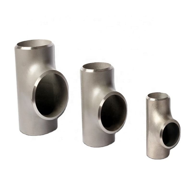 Sanitary Stainless Steel SS304 SS316L DN25 Weld Equal Tee Pipe Fittings Polished 3 Way Tri Clamp Tee