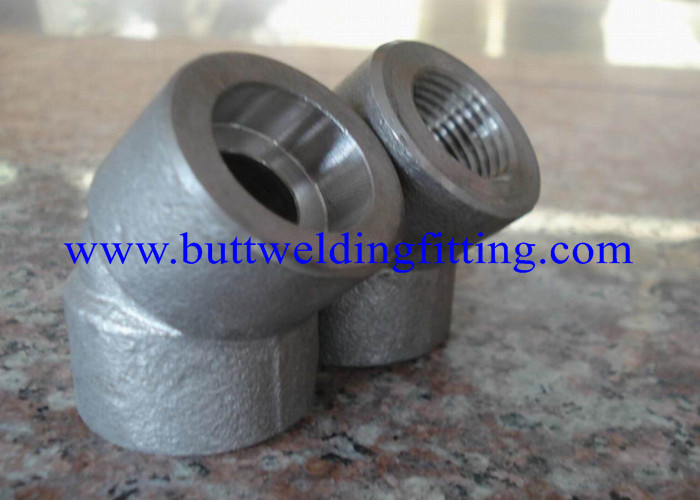 Steel Forged Fittings A182 F51, F52 , F53 , F55 , Elbow , Tee , Reducer , Nipple, 3000LB  ANSI B16.11