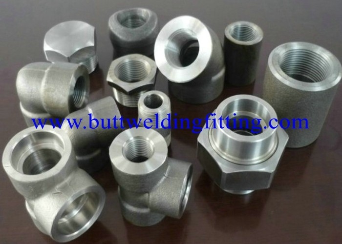 Steel Forged Fittings A182 F51, F52 , F53 , F55 , Elbow , Tee , Reducer , Nipple, 3000LB  ANSI B16.11