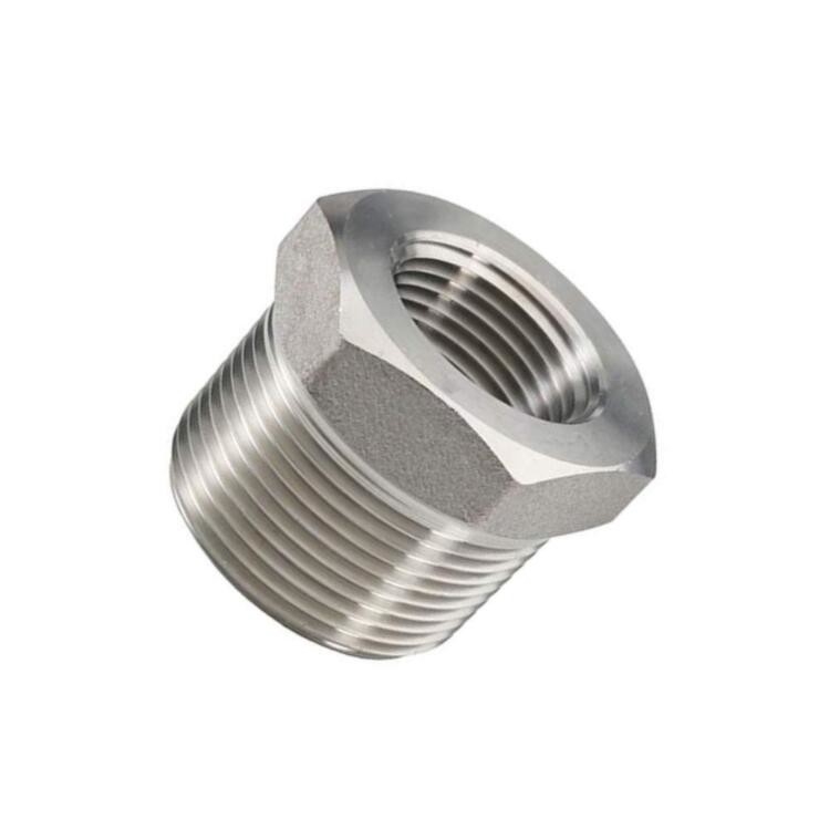 ANSI Forged Fittings NPT Female Threaded Stainless Steel 304L Bushing Fittings