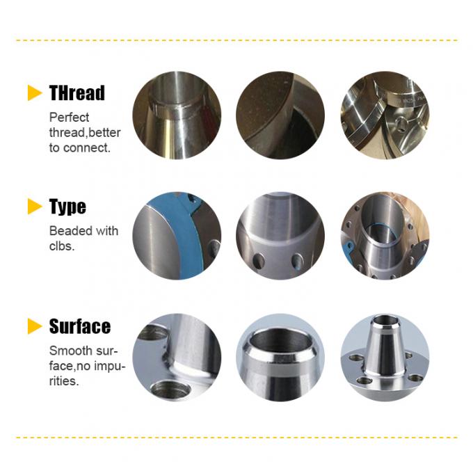 Μεταλλικό ANSI B16.5 RF 300LBS ASTM A182 F316L Φλάνσα SA182 F316L LWN RTJ ASME B16.5 600# 8" L405 mm 1