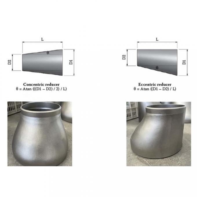 Το TOBO ASTM A420 GR WPL6 SMLS LTCS DN80xDN50 Sch 40 Εκκεντρικός μειωτής 2