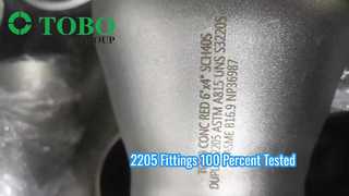 Πλήρης Έκθεση Επιθεώρησης PMI για 2205 Butt Weld Fittings