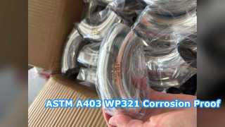 Συμβατό με ASTM A403 WP321 180 μοιρών με καμπή επιστροφής NACE