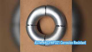 Συμβατό με ASTM A403 WP321 180 μοιρών με καμπή επιστροφής NACE