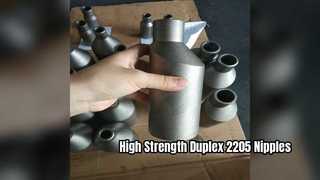 Υψηλής αντοχής Duplex 2205 Forged Pipe Nipples Ανθεκτική κατασκευή