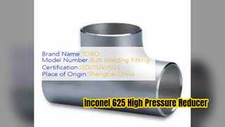 Inconel 625 Eccentric Reducer Εξάρτημα σωλήνα υψηλής πίεσης