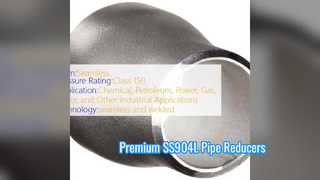 Υψηλής ποιότητας SS904L Reducer ANSI B16.9 Εξάρτημα σωλήνα