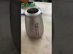 ASME B16.9 Ομόκεντρος μειωτήρας από ανοξείδωτο χάλυβα 304/316L Συναρμολόγηση σωλήνων συγκόλλησης χωρίς ραφή
