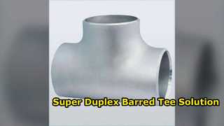 Μπλουζάκι Super Duplex Steel Barred Tee 6 ιντσών SCH80 ASME B6