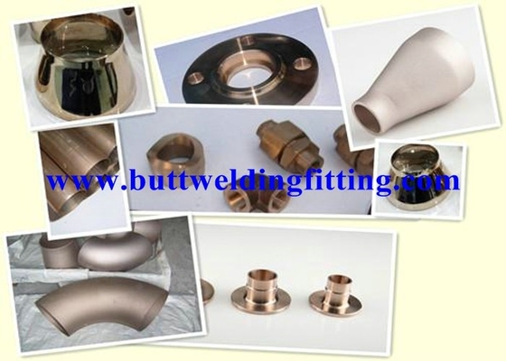 CuNi Butt Weld Fittings ERW Welded Elbow Tee Reducer Cap EEMUA 146 C7060x