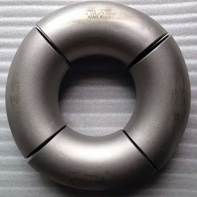 Welsure SUS304 Butt Welding ASTM Stainless Steel Pipe Fitting 45 Degree Elbow