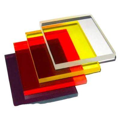 Fluorescent Acrylic Sheet Casting with 80-100 Times Of Ordinary Glass Impact Strength