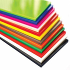 Fluorescent Cast Acrylic Sheeting with Elongation 50% Impact Strength 80-100 Times Of Ordinary Glass