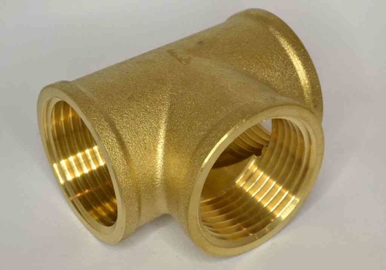 Three-Way Elbow Brass Tee Point 4 Point Internal and External Thread Pipe Fittings