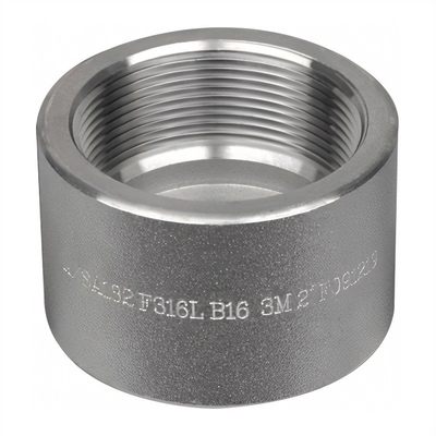 Stainless Steel Pipe End Caps Threaded Forged Fitting 6'' SCH10 Round A403 Grade WP 304