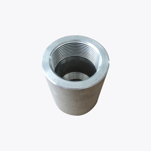 Forged Steel Pipe Fitting Female Threaded Coupling Duplex Stainless Steel Class 3000