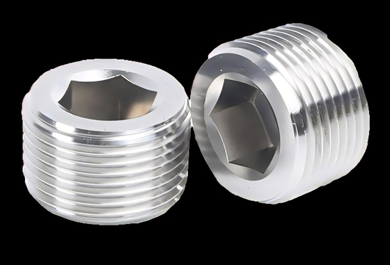 Stainless Steel Plug 1/8" 1/4" 1/2" 1" 2' 3" 4" Male BSP NPT Stainless Steel Round Hex Head Plug