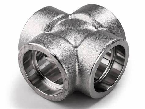 Stainless Steel Pipe Fittings A 403 Grade WP 304/316 Socket Weld Cross Forged Fittings