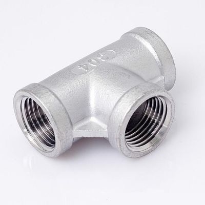 Threaded Female Tee Stainless Steel Forged 3000 6000 2000 Class Industrial Pipe Fittings