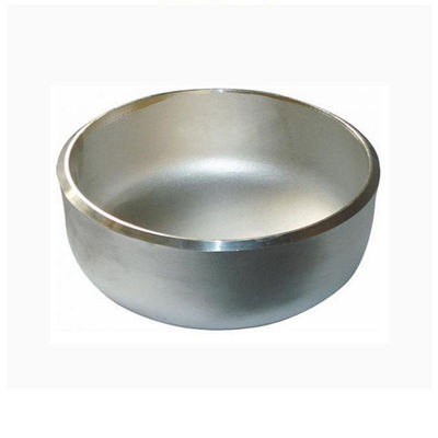 Customized Welded Stainless Steel Round Pipe Caps with Polished Surface and ASME Standard