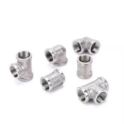 Stainless Steel Tee with ASTM JIS BS DIN Standard and Equal Tee for SGS/BV/ABS/LR/TUV/DNV/BIS/API/PED Certification