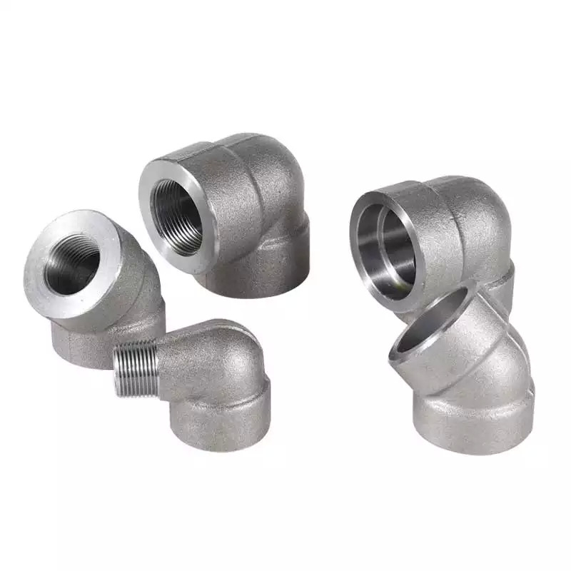Socket Weld / Threaded Forged Pipe Fittings High Pressure Carbon Steel
