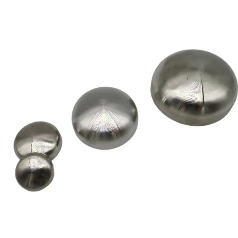 Torispherical Head Sanitary Stainless Steel Pipe Fitting Cover Butt Welded Pipe Fitting Cap