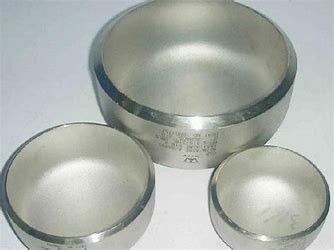 Customized Welded Stainless Steel Round Pipe Caps with Polished Surface and ASME Standard