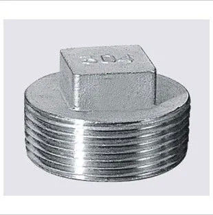 Plug Threaded Fitting Forged Pipe Fitting NPS 1/2", G1/4" Class A182 F304/F316,  ASME B16.11