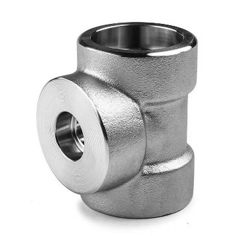 SW Reducing Tee Socket Welding Fitting Forged Pipe Fitting TR TS NPS 1/8
