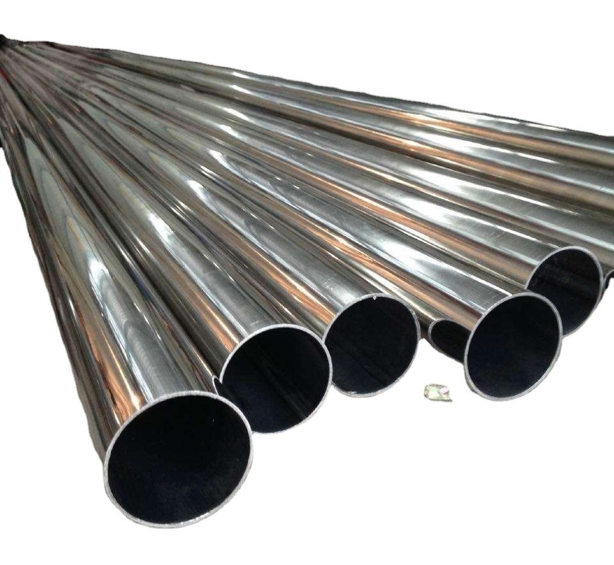 Food Grade 304 304L Mirror Polished Stainless Steel Pipe Welded Piping