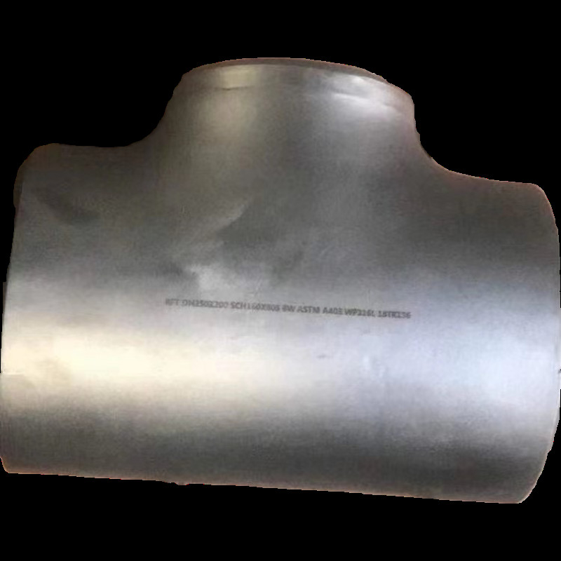 Carbon Steel ASTM A860 WPHY-52 Reducing Barred Tee 16" X 8" Butt Weld Fittings ANSI B16.9