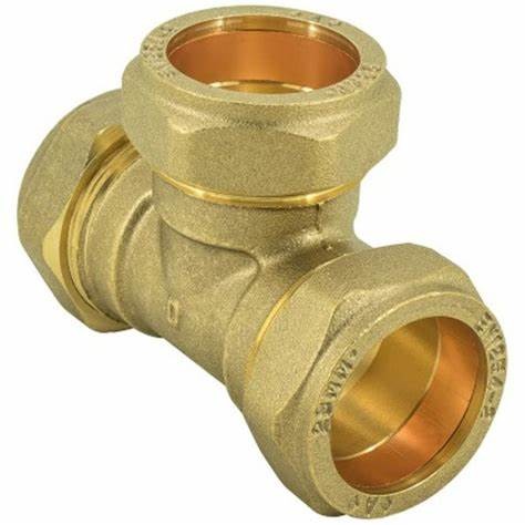 Three-Way Elbow Brass Tee Point 4 Point Internal and External Thread Pipe Fittings