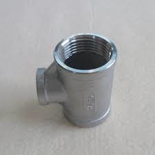 TH Reducing Tee Threaded Fitting Forged Pipe Fitting NPS 1/8
