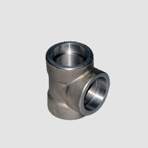 SW Stright Tee Socket Welding Fitting Forged Pipe Fitting TR TS NPS 1/8