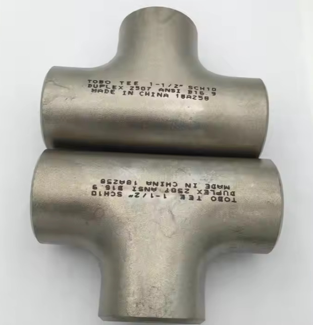 China Factory 18inch THK SCH40 ASME B16.9 Galvanized Stainless Steel 304 Butt Welded T Connector Pipe Tee Fitting