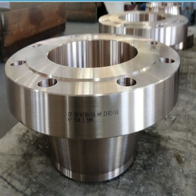 Weld Neck Flange, RFFE, BE, 4", S-40S, CL150, ASME-B16.5, ASTM A182 Gr.F 44 (UNS S31254)