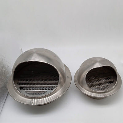 Air Vent 304 Stainless Steel 10 Inch Round Exhaust Grille Louvered Silver