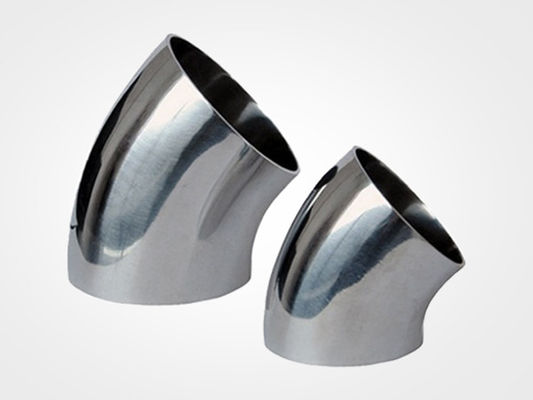 BW Radius Elbow Butt Welding Fitting Degree 45 NPS 1/2"   WP304/304L, WP316/316L WPB ASME/ANSI B16.9 MSS SP-4 ISO 4144