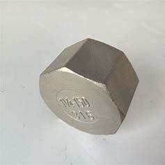 Polished Stainless Steel Caps Round Threaded Pipe End Cap for Welded Connections