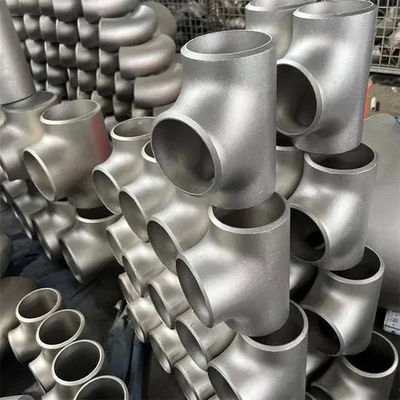 ASME B16.9 Ανοξείδωτος χάλυβας Equal Tee 304/316L Συναρμολόγηση σωλήνων συγκόλλησης χωρίς ραφή 1/2-24 ίντσες
