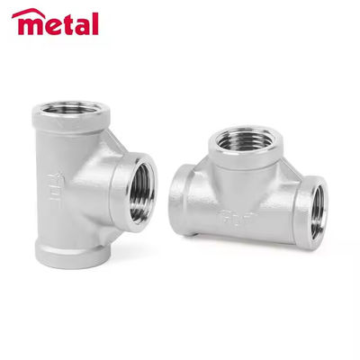 Fast Delivery and Low MOQ Stainless Steel Tee for Pipe Fittings in Various Materials