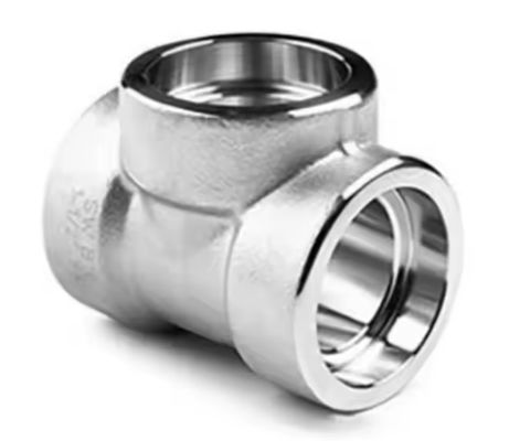 ASME B16.11 Threaded Stainless Steel Tee For High-Pressure Chemical