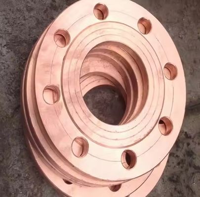 METAL Slip-On Flange Connector Copper and Nickel Flanges ASTM B466 UNS C70600 Size 10inch 150#-2500# Slip-On Flange Connector