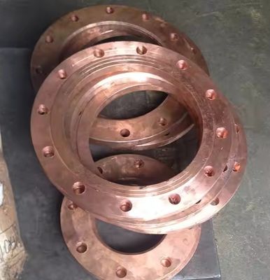 METAL Slip-On Flange Connector Copper and Nickel Flanges ASTM B466 UNS C70600 Size 10inch 150#-2500# Slip-On Flange Connector
