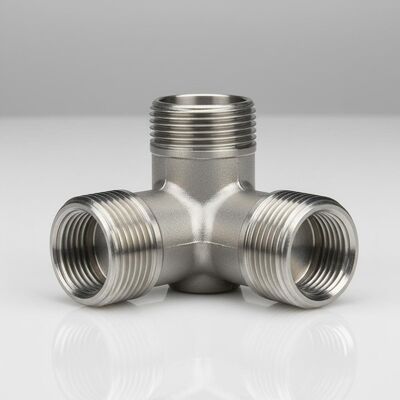 Μπλουζάκι από ανοξείδωτο χάλυβα 3000 Psi με βαθμολογία θερμοκρασίας 1000°F και άκρο με σπείρωμα για βέλτιστη κατανομή ροής