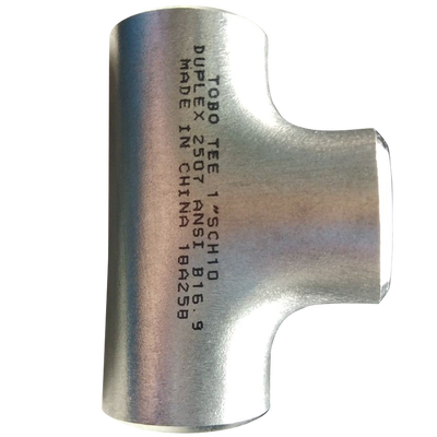BW Fittings Super Duplex από ανοξείδωτο ατσάλι 2507 Equal Tee χωρίς ραφή ASME B16.9