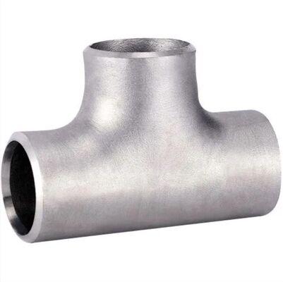 C70600 Χαλκός Νικέλιο ίσο Tee Butt συγκόλληση σωλήνα Fitting CuNi 90/10 θαλάσσιο νερό Seamless κατασκευή