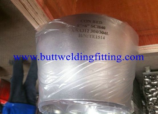 Pressure Silver Stainless Steel Reducer with Welded Connection